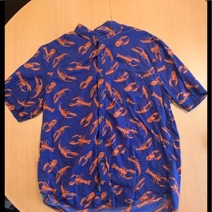 Large lobster urban outfitters shirt